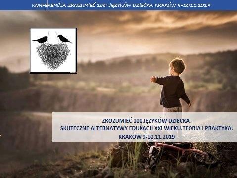Konferencja Zrozumieć 100 języków Dziecka Kraków 9-10.11.2019