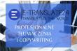 Logo E-Translate24 Profesjonalne Tłumaczenia i Copywriting